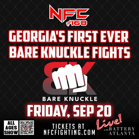 nfc fight card|nfc 168 fights.